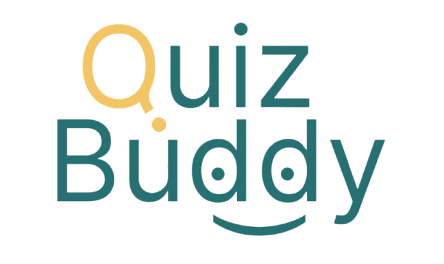 Image of QuizBuddy logo, a self-administered test taking web app, with background removed